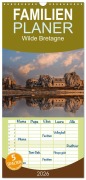 Cover-Bild zum Titel 'Familienplaner 2026 - Wilde Bretagne mit 5 Spalten (Wandkalender, 21 x 45 cm) CALVENDO' von 'Charles Schrader'