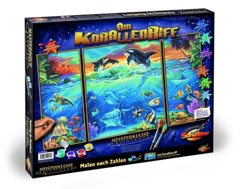 Schipper Malen nach Zahlen - Am Korallenriff (Triptychon) - 