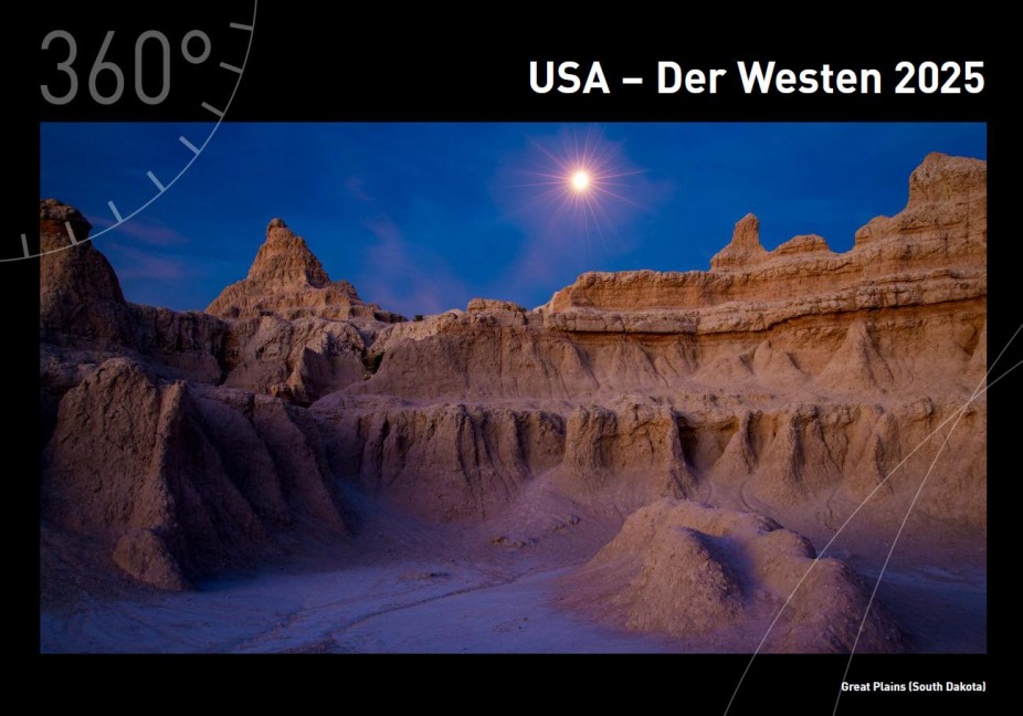 360° USA - Der Westen Premiumkalender 2025 - 