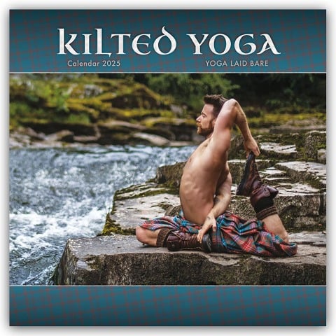 Kilted Yoga 2025 - Wand-Kalender - 