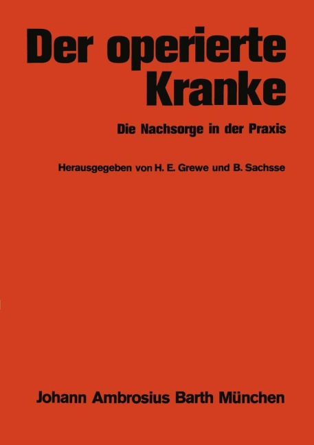 Der operierte Kranke - 