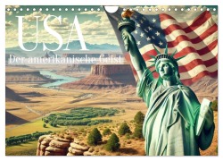 Cover-Bild zum Titel 'USA - Der amerikanische Geist (Wandkalender 2026 DIN A4 quer), CALVENDO Monatskalender' von 'Marco Warstat'