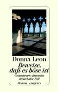 Cover-Bild zum Titel 'Beweise, daß es böse ist' von 'Donna Leon'
