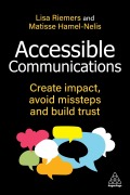 Cover-Bild zum Titel 'Accessible Communications' von 'Lisa Riemers, Matisse Hamel-Nelis'