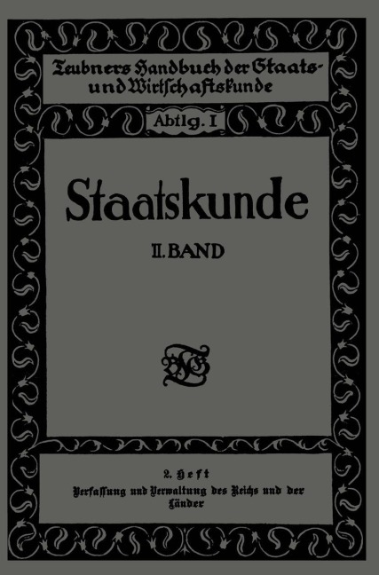 Staatskunde - Walter Jellinek