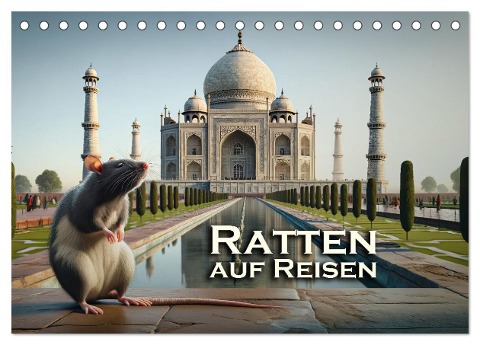 Ratten auf Reisen (Tischkalender 2025 DIN A5 quer), CALVENDO Monatskalender - Peter R. Stuhlmann