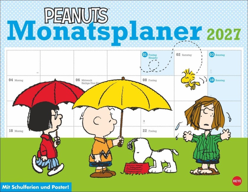 Peanuts Monatsplaner 2027 - 