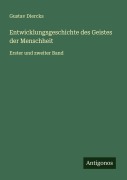 Cover-Bild zum Titel 'Entwicklungsgeschichte des Geistes der Menschheit' von 'Gustav Diercks'