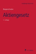 Cover-Bild zum Titel 'Aktiengesetz' von 'Florian Becker, Gerald Reger, Carsten König, Timo Holzborn, Julian Schulze de la Cruz'