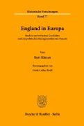 Cover-Bild zum Titel 'England in Europa.' von 'Kurt Kluxen'