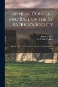 Cover-Bild zum Titel 'Annual Concert and Ball of the St. Patrick's Society [microform]: Montreal, 15th January: Address Delivered on Invitation of the Society' von ''