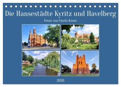 Cover-Bild zum Titel 'Die Hansestädte Kyritz und Havelberg (Tischkalender 2026 DIN A5 quer), CALVENDO Monatskalender' von 'Gisela Kruse'