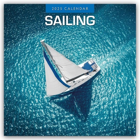 Sailing - Segeln 2025 - 16-Monatskalender - Robin Red