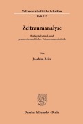 Cover-Bild zum Titel 'Zeitraumanalyse.' von 'Joachim Beier'