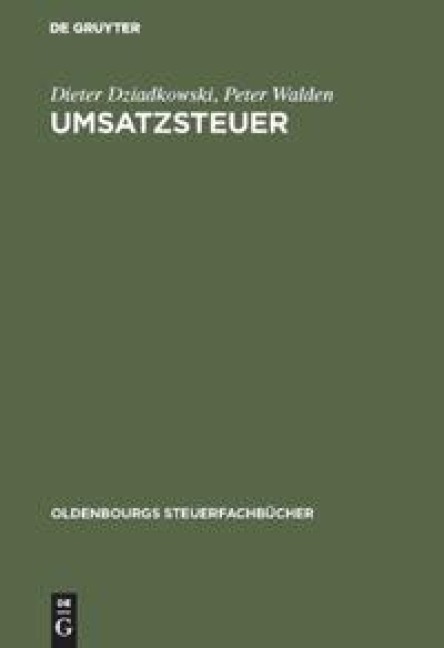 Umsatzsteuer - Peter Walden, Dieter Dziadkowski