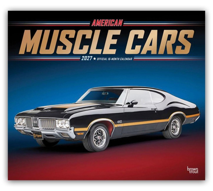 American Muscle Cars - Amerikanische Muskel-Autos 2027 - 16-Monatskalender im Deluxe-Format - Browntrout Publishers