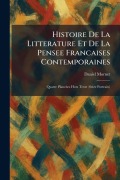 Cover-Bild zum Titel 'Histoire De La Litterature Et De La Pensee Francaises Contemporaines' von 'Daniel Mornet'