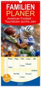 Cover-Bild zum Titel 'Familienplaner 2027 - American Football - Touchdown durchs Jahr mit 5 Spalten (Wandkalender, 21 x 45 cm) CALVENDO' von 'Roder'