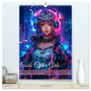 Cover-Bild zum Titel 'Coole Cyber Girls (hochwertiger Premium Wandkalender 2026 DIN A2 hoch), Kunstdruck in Hochglanz' von 'Steffen Gierok-Latniak'