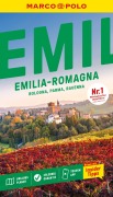 Cover-Bild zum Titel 'MARCO POLO Reiseführer Emilia-Romagna, Bologna, Parma, Ravenna' von 'Bettina Dürr, Sabine Oberpriller'