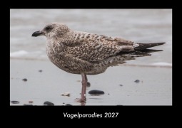 Cover-Bild zum Titel 'Vogelparadies 2027 Fotokalender DIN A3' von 'Tobias Becker'