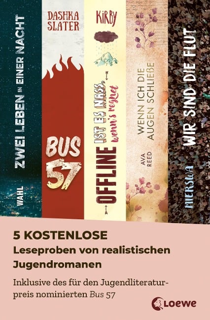 5 kostenlose Leseproben von realistischen Jugendromanen - 