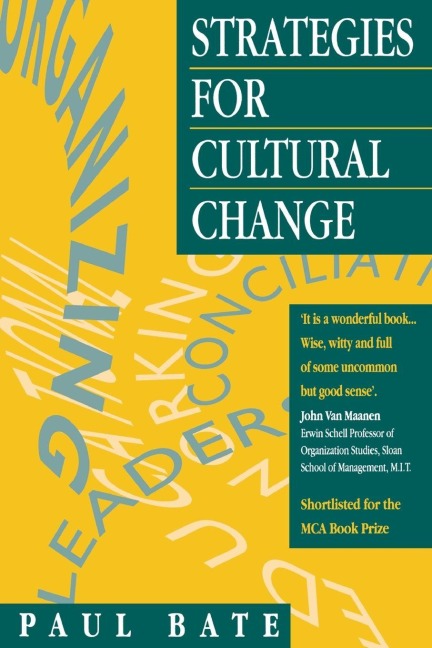 Strategies for Cultural Change - S. Paul Bate