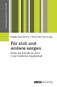 Cover-Bild zum Titel 'Für sich und andere sorgen' von ''