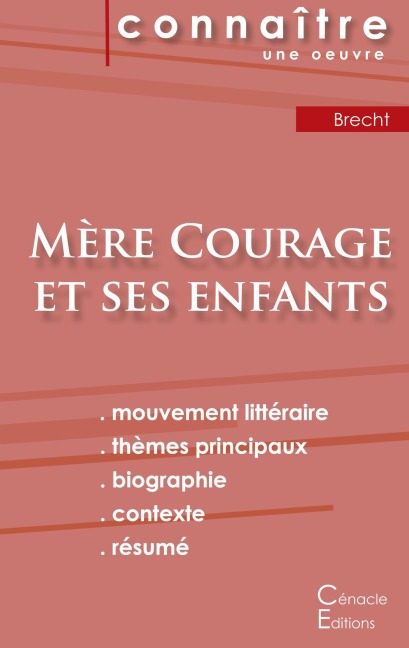 Fiche de lecture Mère Courage et ses enfants de Bertolt Brecht (Analyse littéraire de référence et résumé complet) - Bertolt Brecht