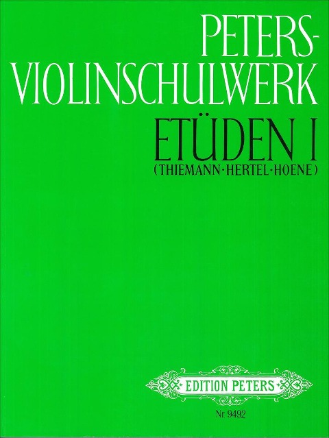 Peters-Violinschulwerk: Etüden, Band 1 - 
