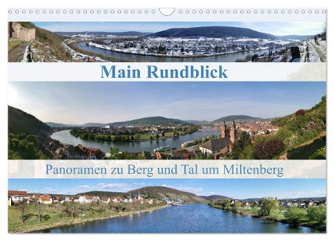 Main Rundblick (Wandkalender 2024 DIN A3 quer), CALVENDO Monatskalender - Stefan Weis
