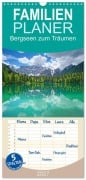 Cover-Bild zum Titel 'Familienplaner 2027 - Bergseen zum Träumen mit 5 Spalten (Wandkalender, 21 x 45 cm) CALVENDO' von 'Annelie Möser'