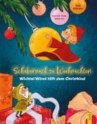 Cover-Bild zum Titel 'Schabernack zu Weihnachten - Wichtel Winni hilft dem Christkind' von 'Karin Ammerer, Nina Ammerer'
