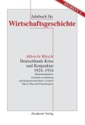 Cover-Bild zum Titel 'Deutschlands Krise und Konjunktur 1924-1934' von 'Albrecht Ritschl'