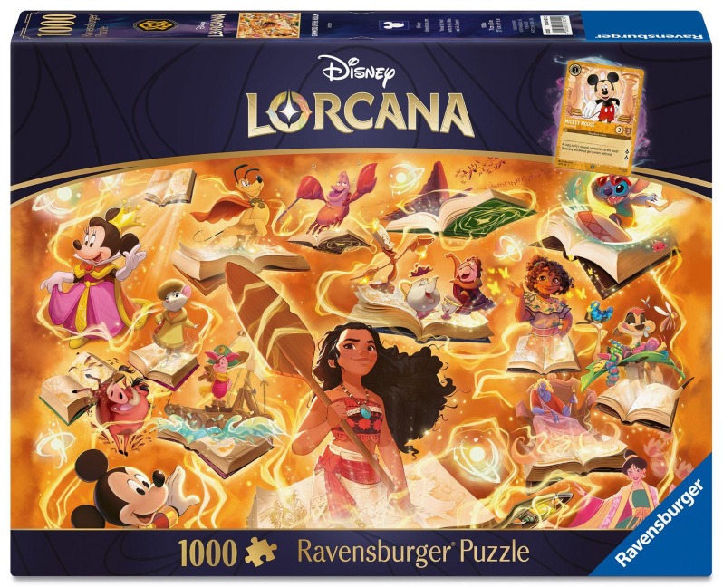 Erwachsenenpuzzle 1000 Teile - Disney Lorcana - Glimmers of the Realm: Amber - 
