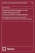 Cover-Bild zum Titel 'Psychische Belastungen in der Vorbereitung auf das erste juristische Staatsexamen' von 'Jessica Hamed'