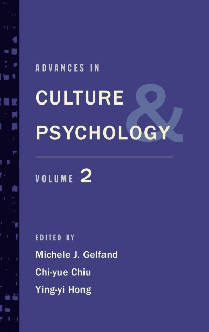 Advances in Culture and Psychology - Gelfand