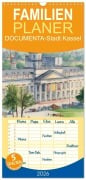 Cover-Bild zum Titel 'Familienplaner 2026 - DOCUMENTA-Stadt Kassel mit 5 Spalten (Wandkalender, 21 x 45 cm) CALVENDO' von 'Claudia Kleemann'