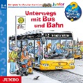 Cover-Bild zum Titel 'Unterwegs mit Bus und Bahn [Wieso? Weshalb? Warum? JUNIOR Folge 63]' von 'Andrea Erne, Christian Zimmer'