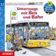 Cover-Bild zum Titel 'Unterwegs mit Bus und Bahn [Wieso? Weshalb? Warum? JUNIOR Folge 63]' von 'Andrea Erne, Christian Zimmer'