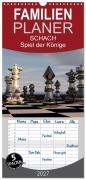 Cover-Bild zum Titel 'Familienplaner 2027 - SCHACH - Spiel der Könige mit 5 Spalten (Wandkalender, 21 x 45 cm) CALVENDO' von 'Renate Bleicher'