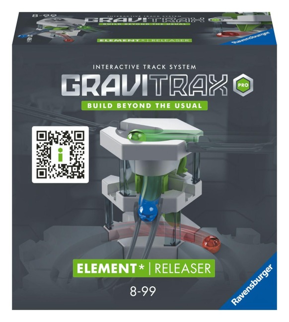 Ravensburger GraviTrax PRO Element Releaser - Zubehör für das Kugelbahnsystem. Kombinierbar mit allen GraviTrax Produktlinien, Starter-Sets, Extensions & Elements, Konstruktionsspielzeug ab 8 J. - 