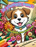 De schattigste puppy's - Kleurboek voor kinderen - Creatieve en grappige scènes van lachende hondjes - Colorful Fun Editions