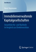 Cover-Bild zum Titel 'Immobilienverwaltende Kapitalgesellschaften' von 'Horst Haasmann'