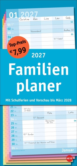 Basic Familienplaner 2027 - 