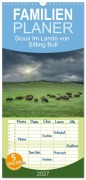 Cover-Bild zum Titel 'Familienplaner 2027 - Sioux Im Lande von Sitting Bull mit 5 Spalten (Wandkalender, 21 x 45 cm) CALVENDO' von 'Christian Heeb'