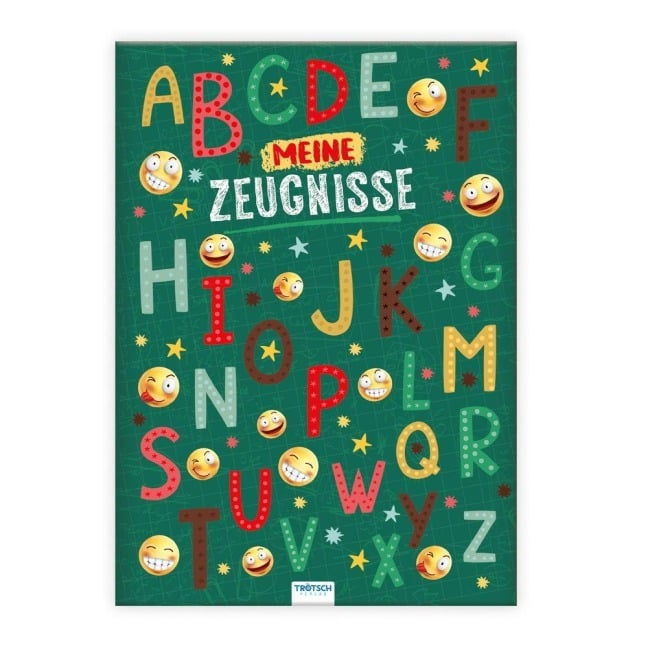 TRÖTSCH - Zeugnismappe A4 wattiert ABC Smile - 