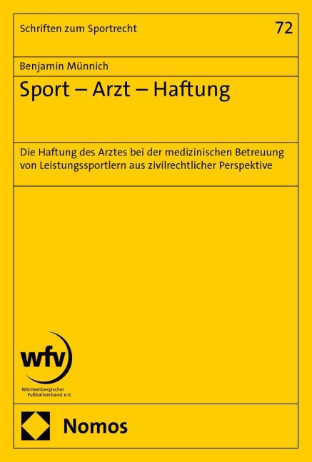 Sport - Arzt - Haftung - Benjamin Münnich