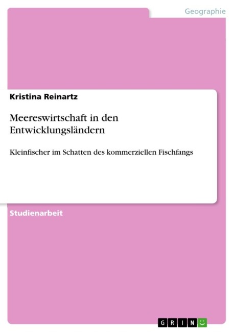 Meereswirtschaft in den Entwicklungsländern - Kristina Reinartz
