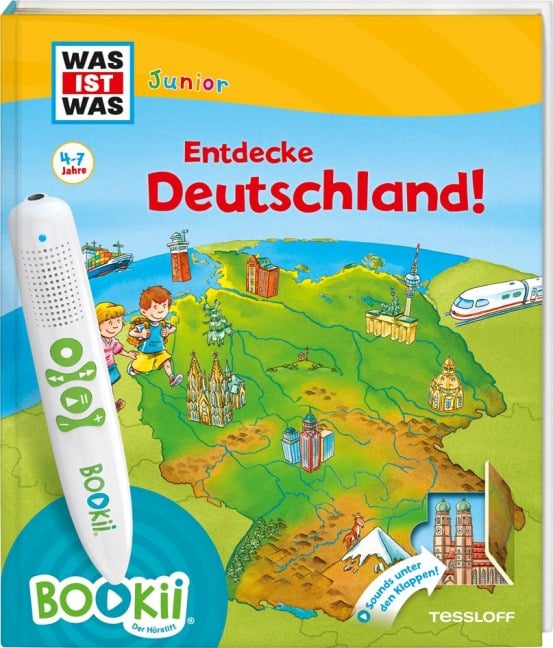 BOOKii® WAS IST WAS Junior Entdecke Deutschland! - Bärbel Oftring, Claudia Kaiser, Martin Lickleder, Sebastian Haßler